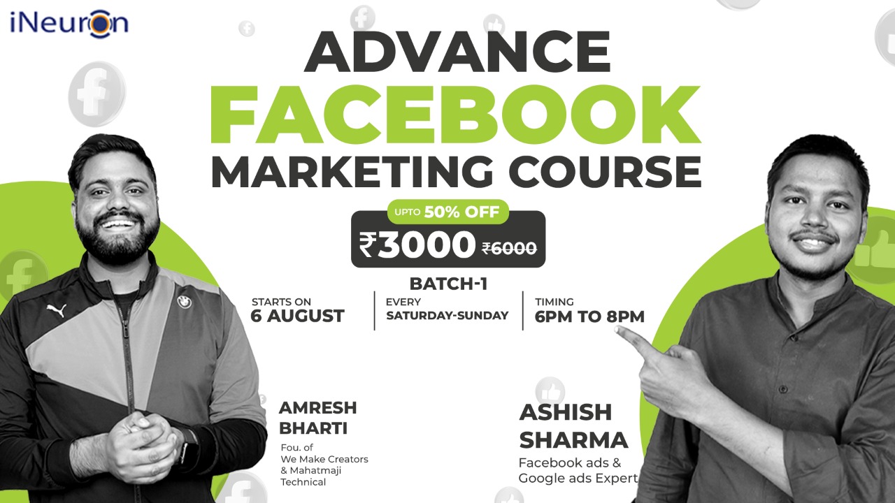 Advance Facebook Marketing Course in Hindi